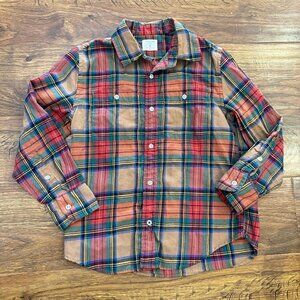 J.Crew Crewcuts flannel button up shirt